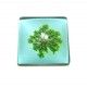 DISPONIBIL 1 BUCATA - CSFU25*25mm-02 - Cabochon sticla flori uscate 25*25mm