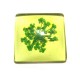 DISPONIBIL 1 BUCATA - CSFU25*25mm-03 - Cabochon sticla flori uscate 25*25mm