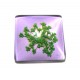 DISPONIBIL 1 BUCATA - CSFU25*25mm-04 - Cabochon sticla flori uscate 25*25mm