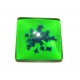 DISPONIBIL 1 BUCATA - CSFU25*25mm-10 - Cabochon sticla flori uscate 25*25mm