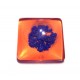 DISPONIBIL 1 BUCATA - CSFU25*25mm-20 - Cabochon sticla flori uscate 25*25mm