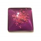 DISPONIBIL 1 BUCATA - CSFU25*25mm-61 - Cabochon sticla flori uscate 25*25mm