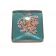 DISPONIBIL 1 BUCATA - CSFU25*25mm-67 - Cabochon sticla flori uscate 25*25mm