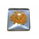 DISPONIBIL 1 BUCATA - CSFU25*25mm-85 - Cabochon sticla flori uscate 25*25mm