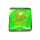 DISPONIBIL 1 BUCATA - CSFU25*25mm-93 - Cabochon sticla flori uscate 25*25mm