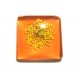 DISPONIBIL 1 BUCATA - CSFU25*25mm-98 - Cabochon sticla flori uscate 25*25mm