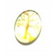 DISPONIBIL 2 BUCATI - CSP25*18mm-A-73 - Cabochon sticla print copac 25*18mm