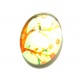 DISPONIBIL 2 BUCATI - CSP25*18mm-A-74 - Cabochon sticla print copac 25*18mm