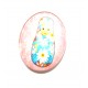 DISPONIBIL 3 BUCATI - CSP25*18mm-A-204 - Cabochon sticla print Matrioska 25*18mm