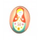 DISPONIBIL 2 BUCATI - CSP25*18mm-A-210 - Cabochon sticla print Matrioska 25*18mm
