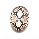 DISPONIBIL 1 BUCATA - CSP25*18mm-A-229 - Cabochon sticla print arabesque 25*18mm