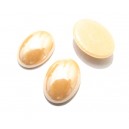 CSCP-O18*13mm-22 - Cabochon sticla oval gold  perlat 17-18*12-13mm - STOC LIMITAT!!!