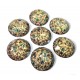 CRP01B - Cabochon rasina fatetat floricele 25mm