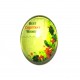 DISPONIBIL 2 BUCATI - CSP25*18mm-A-249 - Cabochon sticla print Craciun 25*18mm