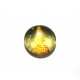 DISPONIBIL 3 BUCATI - CSP14mm-A-512 - Cabochon sticla print Craciun 14mm