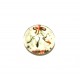 DISPONIBIL 3 BUCATI - CSP14mm-A-519 - Cabochon sticla print Craciun 14mm