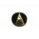 DISPONIBIL 2 BUCATI - CSP12mm-A-504 - Cabochon sticla print Craciun 12mm