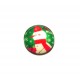 DISPONIBIL 1 BUCATA - CSP12mm-A-512 - Cabochon sticla print Craciun 12mm