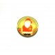 DISPONIBIL 4 BUCATI - CSP12mm-A-524 - Cabochon sticla print Craciun 12mm
