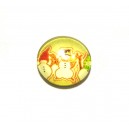 CSP12mm-A-525 - Cabochon sticla print Craciun 12mm
