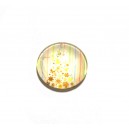 DISPONIBIL 4 BUCATI - CSP12mm-A-529 - Cabochon sticla print Craciun 12mm