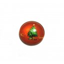 DISPONIBIL 4 BUCATI - CSP12mm-A-534 - Cabochon sticla print Craciun 12mm