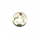 DISPONIBIL 4 BUCATI - CSP12mm-A-539 - Cabochon sticla print Craciun 12mm