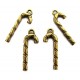 CP443 - (20 buc.) Charm acadea tip bastonas bronz antic 27*9mm