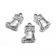 E-CP295 - (30 buc.) Charm cizmulita argintiu antic 17*11mm