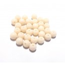 E-ACR34 - (500 buc.) Margele acril ivory 02 sfere 6mm