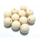 E-ACR37 - (50 buc.) Margele acril ivory 02 sfere 18mm