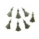DISPONIBIL 2 SETURI - CP187 - (25 buc.) Charm bradut bronz antic 21*11mm