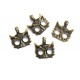 E-CP146 - (10 buc.) Charm bufnita bronz antic 25*24mm