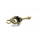CP240 - Pandantiv cheie bronz antic 37*14mm