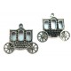CP348 - (10 buc.) Charm trasura argintiu antic 30*27mm