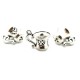 CP453 - (20 buc.) Charm cescuta argintiu antic 15*13mm