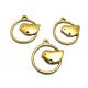 CP99 - (30 buc.) Charm pasare aurie 22*20mm