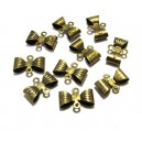 CO07 - Conector fundita bronz antic 12*8mm