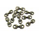 CO124 - (20 buc.) Conector fundita bronz antic 16*6mm