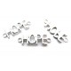 Conector hope argintiu antic 33*12mm