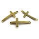 CO151 - (10 buc.) Conector cruce bronz antic 37*17mm