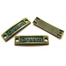 CO304 - Conector dream bronz antic cu patina verde 35*9mm