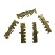 Conector multisir 7 bucle bronz antic 30*11mm