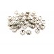 CA45 - (100 buc.) Capacele floare argintiu inchis 6mm