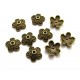 CA102 - (30 buc.) Capacele floare bronz antic 10mm
