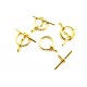 E-IT23 - (10 seturi) Inchizatoare toggle aurie 12mm