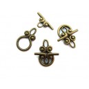 Inchizatoare toggle bronz antic 19.5*11.5mm