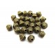 DI03 - (30 buc.) Distantier biconic bronz antic 7*6mm 