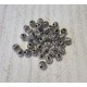 DI07 - (30 buc.) Distantier argintiu antic 5mm