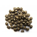 Distantier argint tibetan trandafir bronz antic 7mm